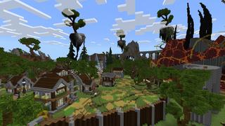 Screenshot of the Minecraft Bedrock Marketplace product Boss Valley created by Pathway Studios.