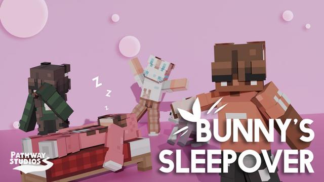 Thumbnail of the Minecraft Bedrock Marketplace product Bunny's Sleepover created by Pathway Studios.