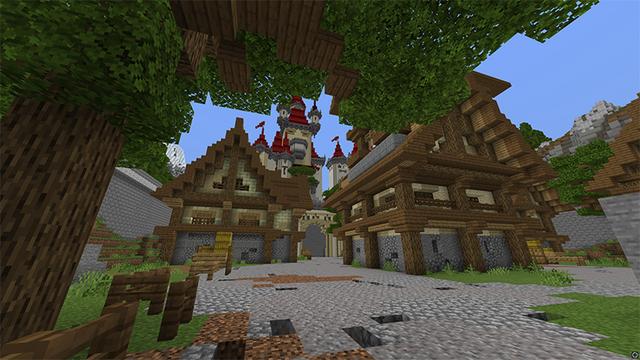 Screenshot of the Minecraft Bedrock Marketplace product Capture the Flag created by Pathway Studios.