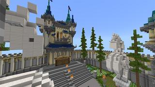 Screenshot of the Minecraft Bedrock Marketplace product Captura a Bandeira created by Pathway Studios.