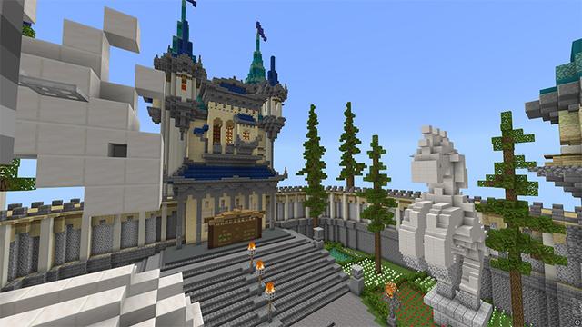 Screenshot of the Minecraft Bedrock Marketplace product Capture the Flag created by Pathway Studios.