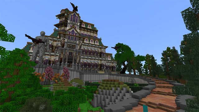 Screenshot of the Minecraft Bedrock Marketplace product Car Villa created by Pathway Studios.