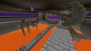 Screenshot of the Minecraft Bedrock Marketplace product Castle of Doom created by Pathway Studios.