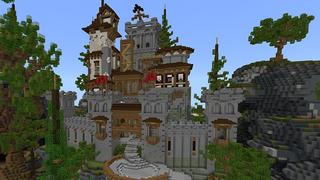 Screenshot of the Minecraft Bedrock Marketplace product Castle Ville created by Pathway Studios.