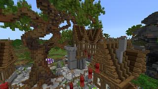 Screenshot of the Minecraft Bedrock Marketplace product Castle Ville created by Pathway Studios.