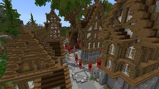 Screenshot of the Minecraft Bedrock Marketplace product Castle Ville created by Pathway Studios.