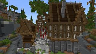 Screenshot of the Minecraft Bedrock Marketplace product Castle Ville created by Pathway Studios.