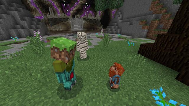 Screenshot of the Minecraft Bedrock Marketplace product Castles 'n Monsters! created by Pathway Studios.
