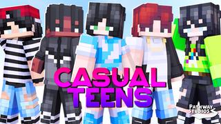 Thumbnail of the Minecraft Bedrock Marketplace product Casual Teens created by Pathway Studios.