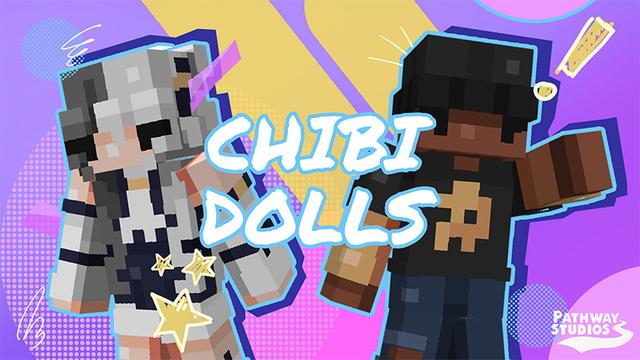 Thumbnail of the Minecraft Bedrock Marketplace product Chibi Dolls created by Pathway Studios.