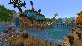 Screenshot of the Minecraft Bedrock Marketplace product City of Wonders created by Pathway Studios.