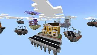 Screenshot of the Minecraft Bedrock Marketplace product City Skyblock created by Pathway Studios.