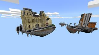 Screenshot of the Minecraft Bedrock Marketplace product City Skyblock created by Pathway Studios.