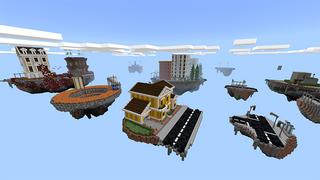 Screenshot of the Minecraft Bedrock Marketplace product City Skyblock created by Pathway Studios.