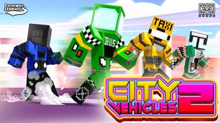 Thumbnail of the Minecraft Bedrock Marketplace product City Vehicles 2 created by Pathway Studios.