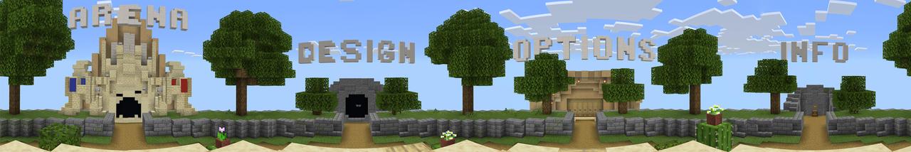 Panorama of the Minecraft Bedrock Marketplace product Clay Soldier Wars created by Pathway Studios.