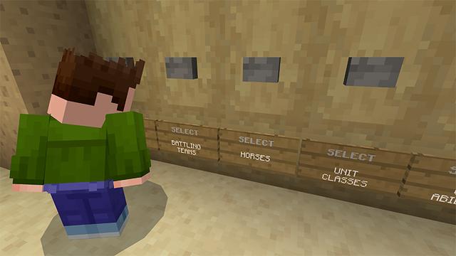 Screenshot of the Minecraft Bedrock Marketplace product Clay Soldier Wars created by Pathway Studios.