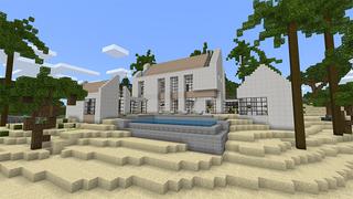 Screenshot of the Minecraft Bedrock Marketplace product Coastal Builder created by Pathway Studios.