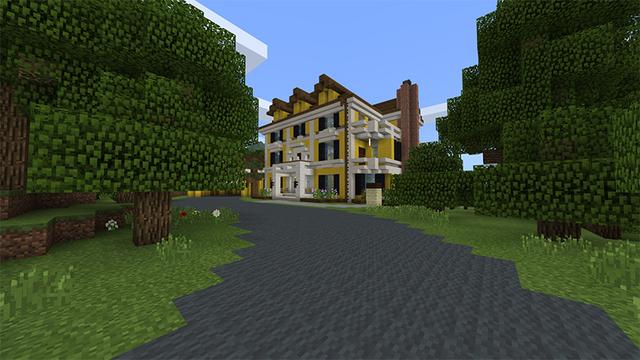 Screenshot of the Minecraft Bedrock Marketplace product Coastal Retreat created by Pathway Studios.