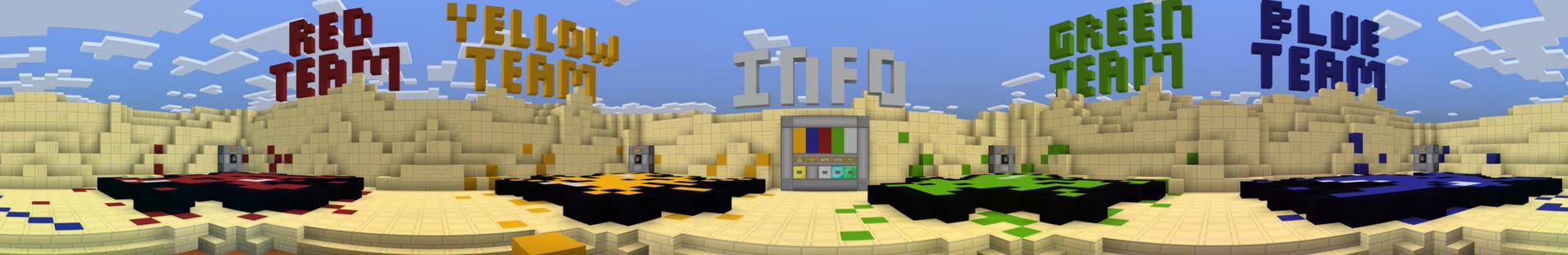 Panorama of the Minecraft Bedrock Marketplace product Color Cube created by Pathway Studios.