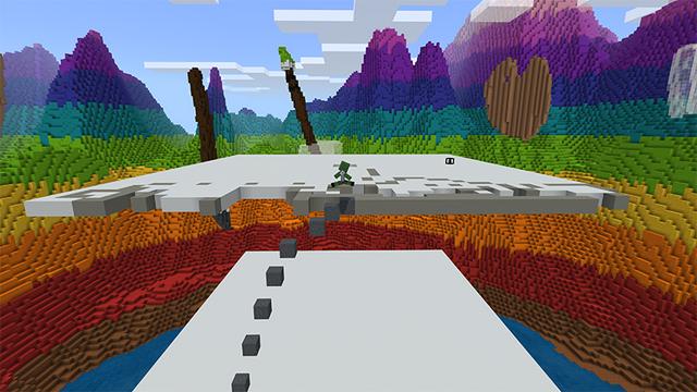 Screenshot of the Minecraft Bedrock Marketplace product Color Games created by Pathway Studios.