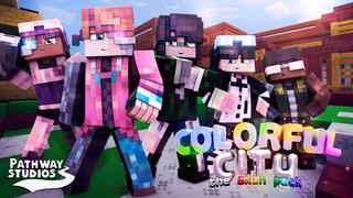 Thumbnail of the Minecraft Bedrock Marketplace product Colorful City the Skin Pack created by Pathway Studios.