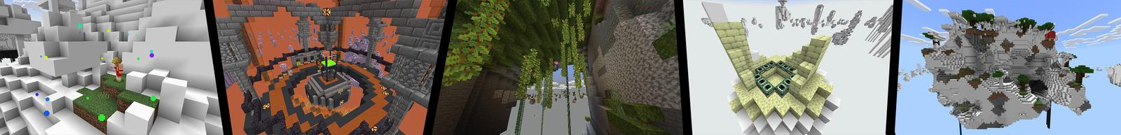 Panorama of the Minecraft Bedrock Marketplace product Coloring Skyblock created by Pathway Studios.