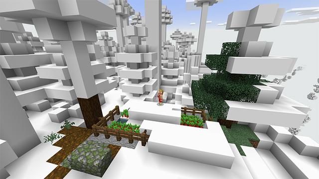 Screenshot of the Minecraft Bedrock Marketplace product Coloring Skyblock created by Pathway Studios.