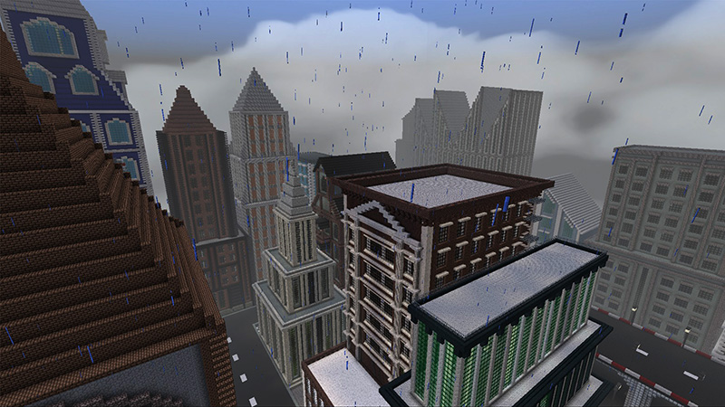 Screenshot of the Minecraft Bedrock Marketplace product ComicVerse created by Pathway Studios.