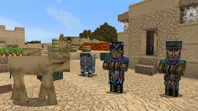 Screenshot of the Minecraft Bedrock Marketplace product ComicVerse created by Pathway Studios.