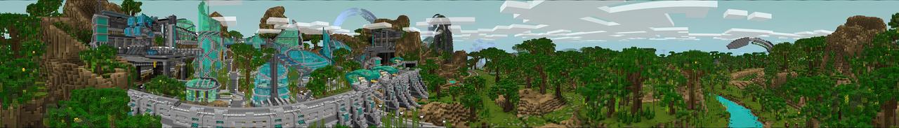 Panorama of the Minecraft Bedrock Marketplace product Craftmons created by Pathway Studios.