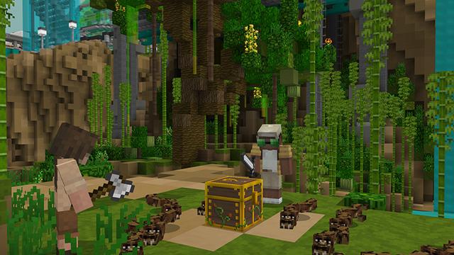 Screenshot of the Minecraft Bedrock Marketplace product Craftmons created by Pathway Studios.