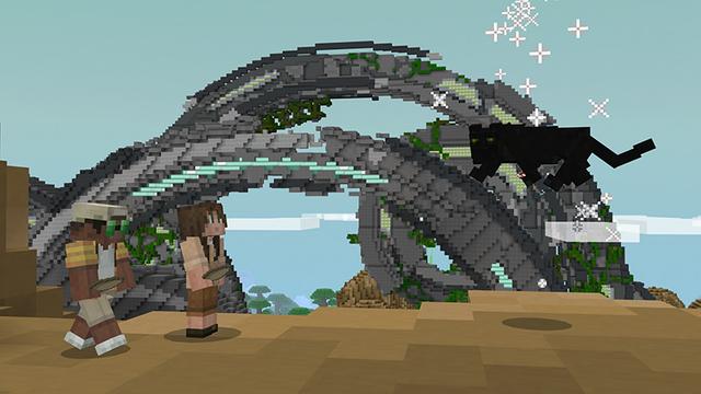 Screenshot of the Minecraft Bedrock Marketplace product Craftmons created by Pathway Studios.