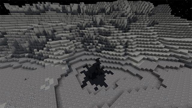Screenshot of the Minecraft Bedrock Marketplace product Crashed: Moon created by Pathway Studios.