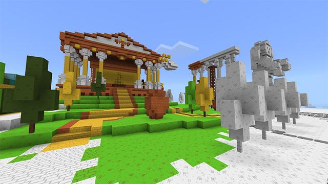 Screenshot of the Minecraft Bedrock Marketplace product Crazy Crayons Coloring Book created by Pathway Studios.
