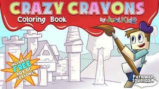 Thumbnail of the Minecraft Bedrock Marketplace product Livro de Colorir Crazy Crayons created by Pathway Studios.