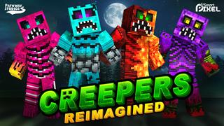 Thumbnail of the Minecraft Bedrock Marketplace product Creepers Reimagined created by Pathway Studios.