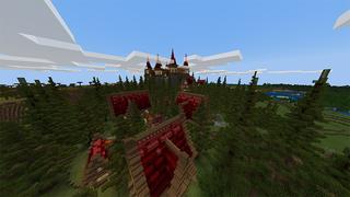 Screenshot of the Minecraft Bedrock Marketplace product Crimson Keep created by Pathway Studios.