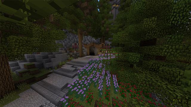 Screenshot of the Minecraft Bedrock Marketplace product Crimson Keep created by Pathway Studios.