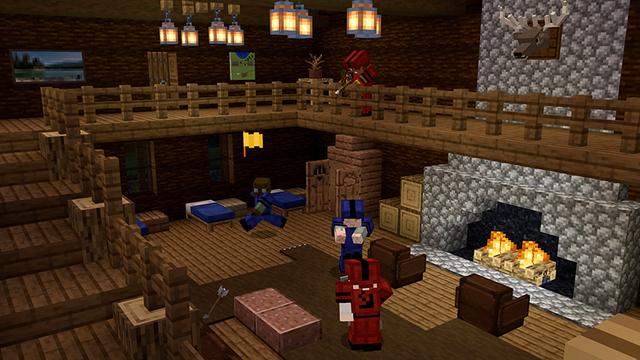 Screenshot of the Minecraft Bedrock Marketplace product CTF at Sequoia Camp created by Pathway Studios.