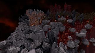 Screenshot of the Minecraft Bedrock Marketplace product Demonic Hand created by Pathway Studios.