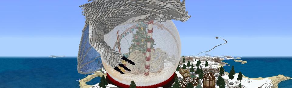 Panorama of the Minecraft Bedrock Marketplace product Dracoglobe created by Pathway Studios.