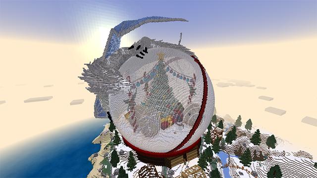 Screenshot of the Minecraft Bedrock Marketplace product Dracoglobe created by Pathway Studios.