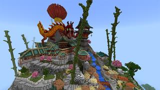 Screenshot of the Minecraft Bedrock Marketplace product Dragon's Shadow created by Pathway Studios.