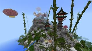 Screenshot of the Minecraft Bedrock Marketplace product Dragon's Shadow created by Pathway Studios.