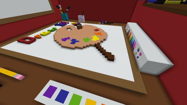 Screenshot of the Minecraft Bedrock Marketplace product Draw It! created by Pathway Studios.