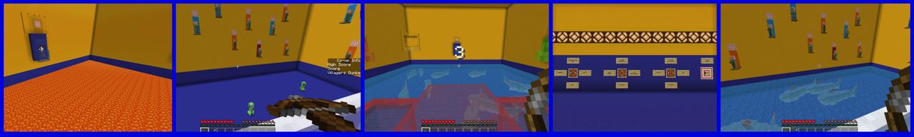 Panorama of the Minecraft Bedrock Marketplace product Dunk Tank created by Pathway Studios.