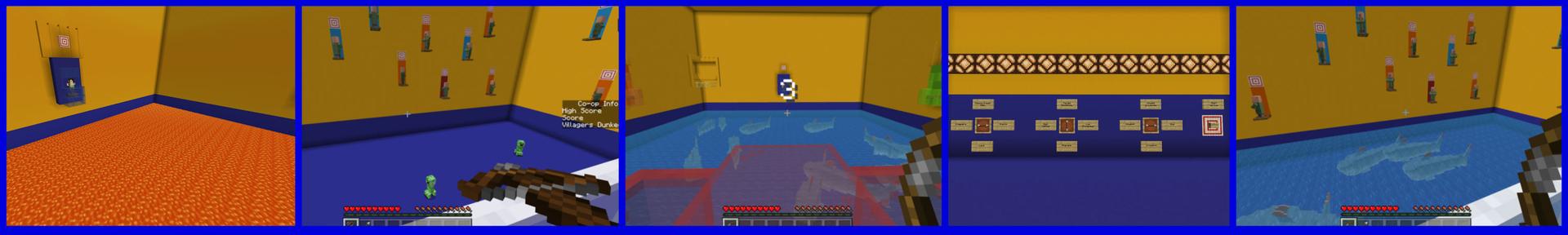 Panorama of the Minecraft Bedrock Marketplace product Dunk Tank created by Pathway Studios.