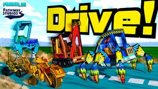 Thumbnail of the Minecraft Bedrock Marketplace product Dystopian Drive created by Pathway Studios.