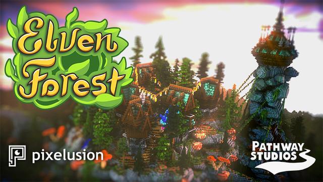 Thumbnail of the Minecraft Bedrock Marketplace product Elven Forest created by Pathway Studios.